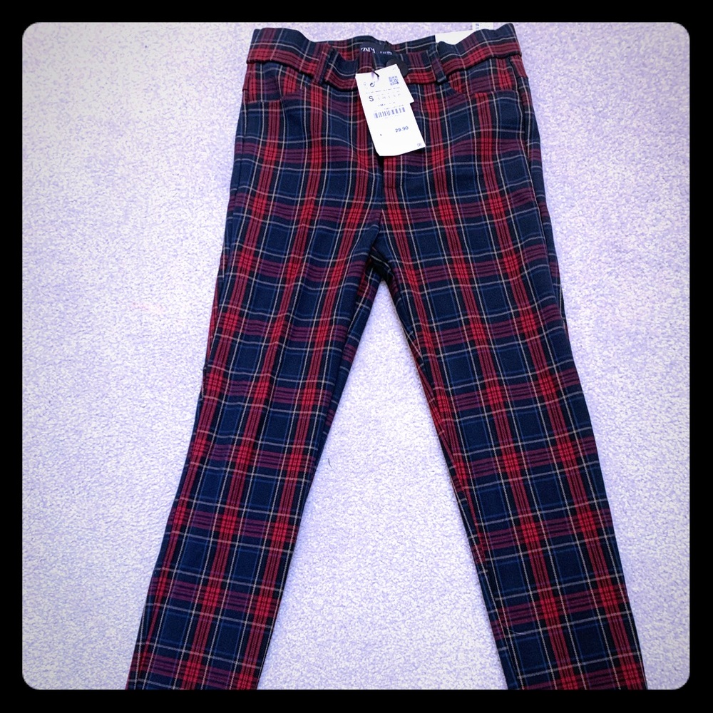 Zara plaid leggings